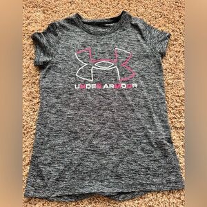 Under Armor, grey tee, youth M